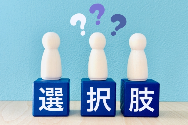 選択肢のイメージ